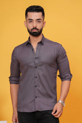 LAVANDER TEXTURE CASUAL SHIRT