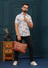 GOLDEN LEAF SHIRT WITH POCKET