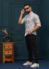 GREEN FALCON PRINTED SHIRT